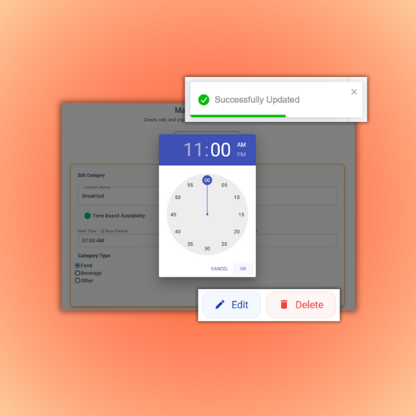 Multi-language updates interface