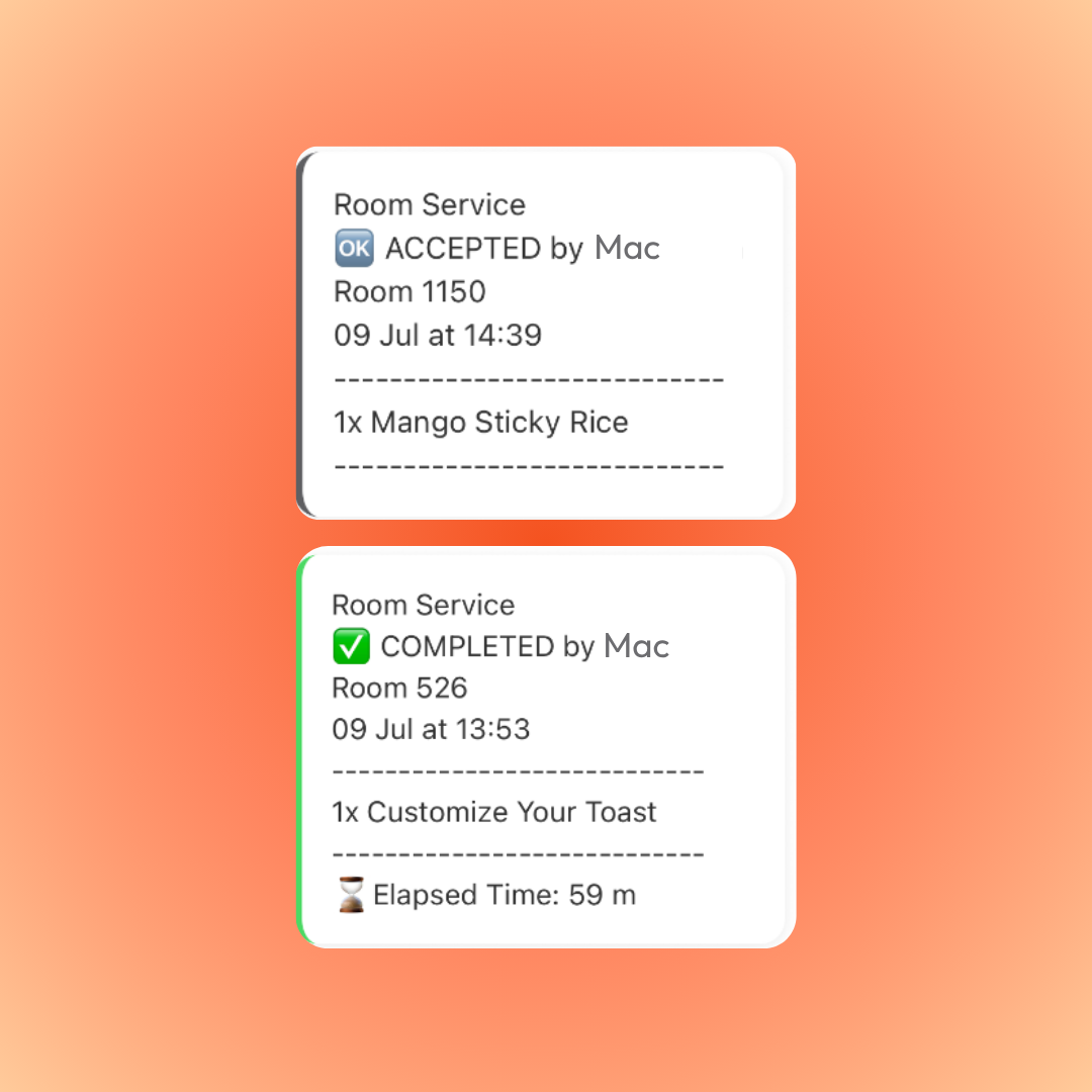 Staff app task detail with claimed owner